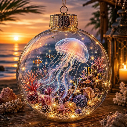 Lighted Ocean Animal Diorama Ornament – image 3