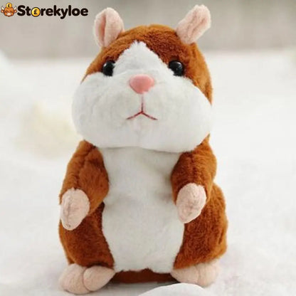 ✨Talking Hamster Plush – repeats whatever you say auto head-shaking hilarious fun for kids & adults.🎁 - Houseware &