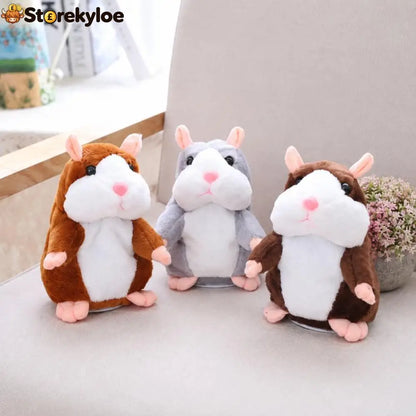 ✨Talking Hamster Plush – repeats whatever you say auto head-shaking hilarious fun for kids & adults.🎁 - Houseware &