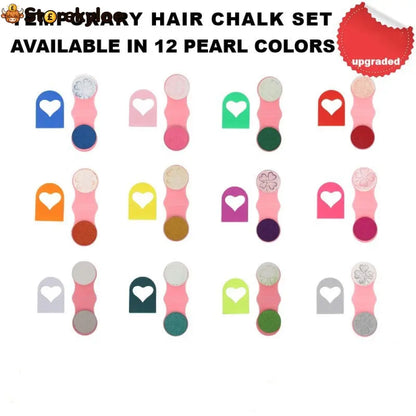 Temporary Hair Chalk Set for Girls