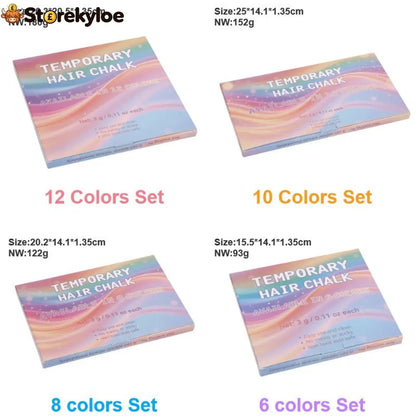 Temporary Hair Chalk Set for Girls