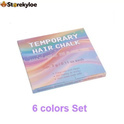 Temporary Hair Chalk Set for Girls