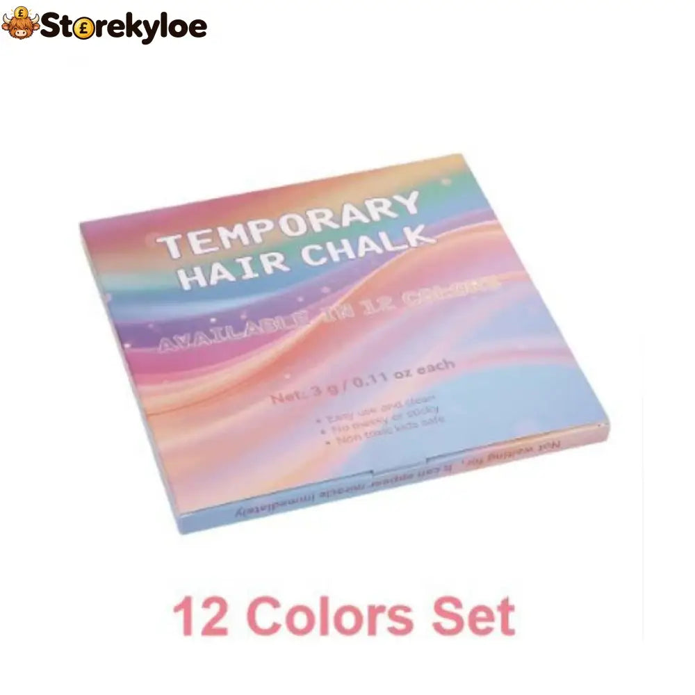 Temporary Hair Chalk Set for Girls