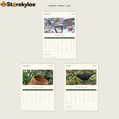 🔥The Birds Run This Garden - 2027 A4 Wall Calendar