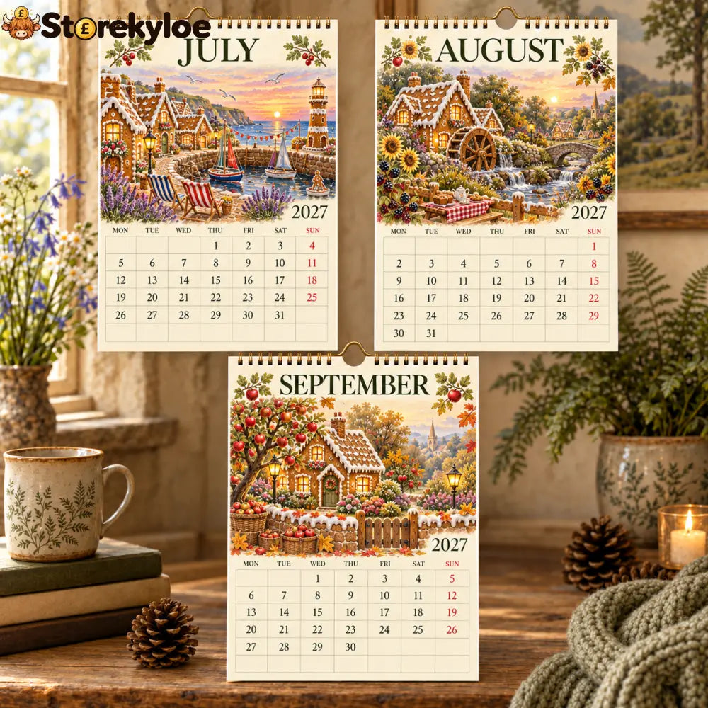 Landing Page Copy｜The Cosy Gingerbread Village 2027 Calendar