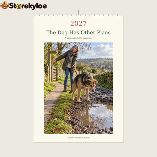 🔥The Dog Has Other Plans - 2027 A4 Wall Calendar