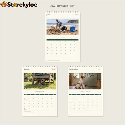 🔥The Dog Has Other Plans - 2027 A4 Wall Calendar