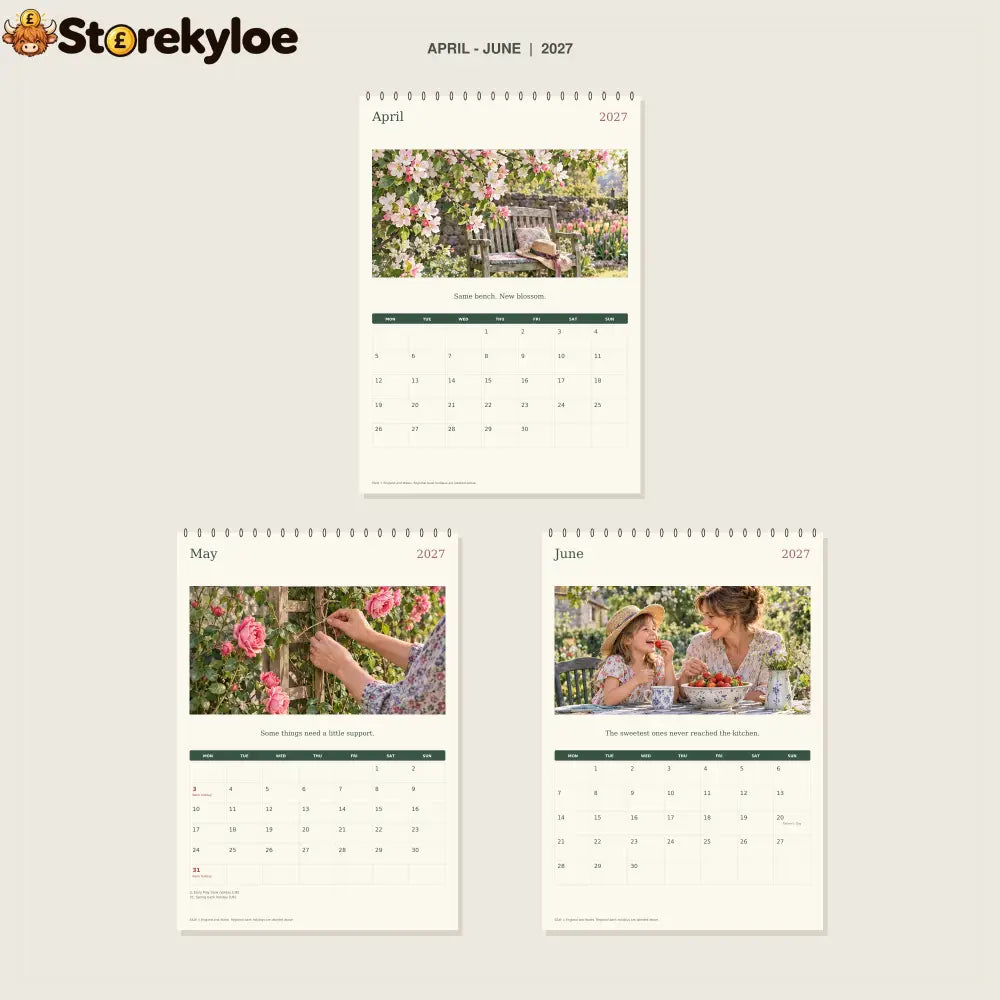 🔥The Garden Mum Made - 2027 A4 Wall Calendar