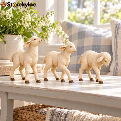 The Good Shepherd & Lambs Collection - 🐑 Three Lambs Collection