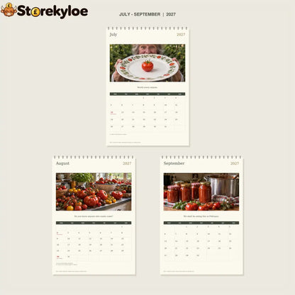 🔥The Great British Tomato Obsession - 2027 A4 Wall Calendar