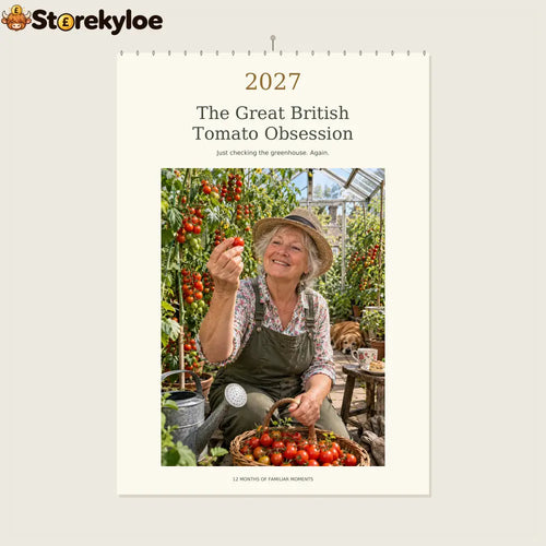 🔥The Great British Tomato Obsession - 2027 A4 Wall Calendar