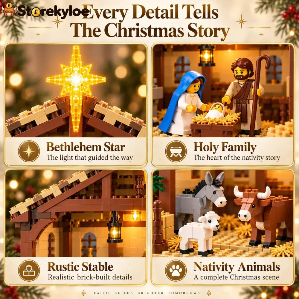 🌟The Nativity Story Building Block Set