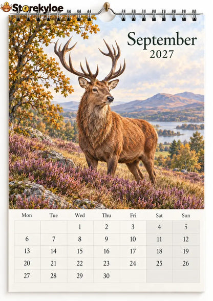 🐦 The Wild Britain 2027 Wall Calendar A Gentle Year Through Britain’s Wildlife & Countryside