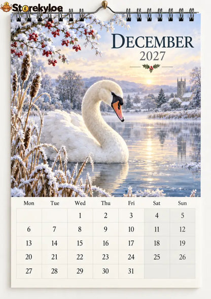 🐦 The Wild Britain 2027 Wall Calendar A Gentle Year Through Britain’s Wildlife & Countryside