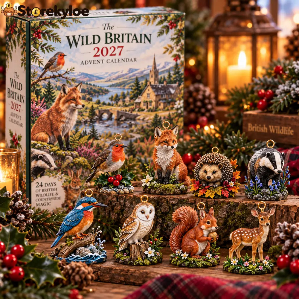 The Wild Britain Advent Calendar – 24 Days of British Wildlife & Countryside Magic: Open a little piece of the British