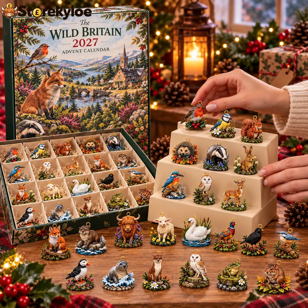 The Wild Britain Advent Calendar – 24 Days of British Wildlife & Countryside Magic: Open a little piece of the British