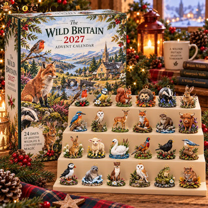The Wild Britain Advent Calendar – 24 Days of British Wildlife & Countryside Magic: Open a little piece of the British