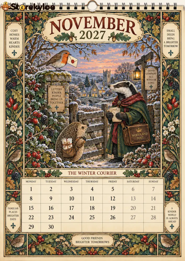 The Year in Britain 2027 – A Calendar for the Days We Wish We Could Visit Again: Twelve months of country paths curious