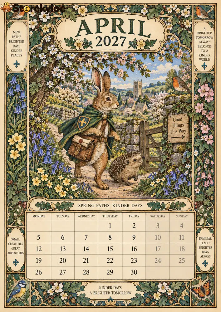 The Year in Britain 2027 – A Calendar for the Days We Wish We Could Visit Again: Twelve months of country paths curious