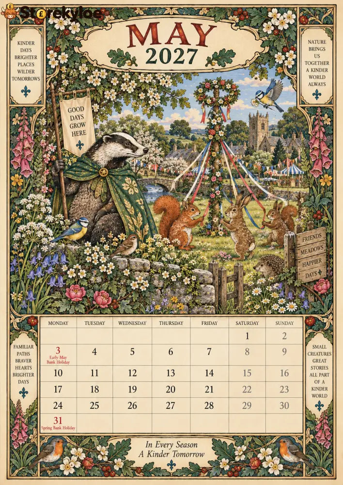 The Year in Britain 2027 – A Calendar for the Days We Wish We Could Visit Again: Twelve months of country paths curious