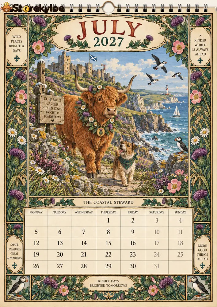 The Year in Britain 2027 – A Calendar for the Days We Wish We Could Visit Again: Twelve months of country paths curious