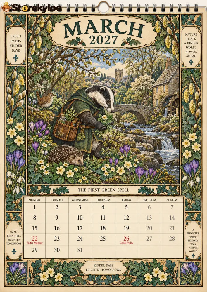 The Year in Britain 2027 – A Calendar for the Days We Wish We Could Visit Again: Twelve months of country paths curious
