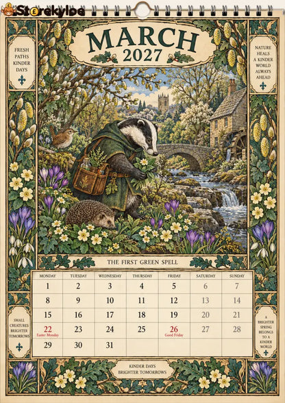 The Year in Britain 2027 – A Calendar for the Days We Wish We Could Visit Again: Twelve months of country paths curious