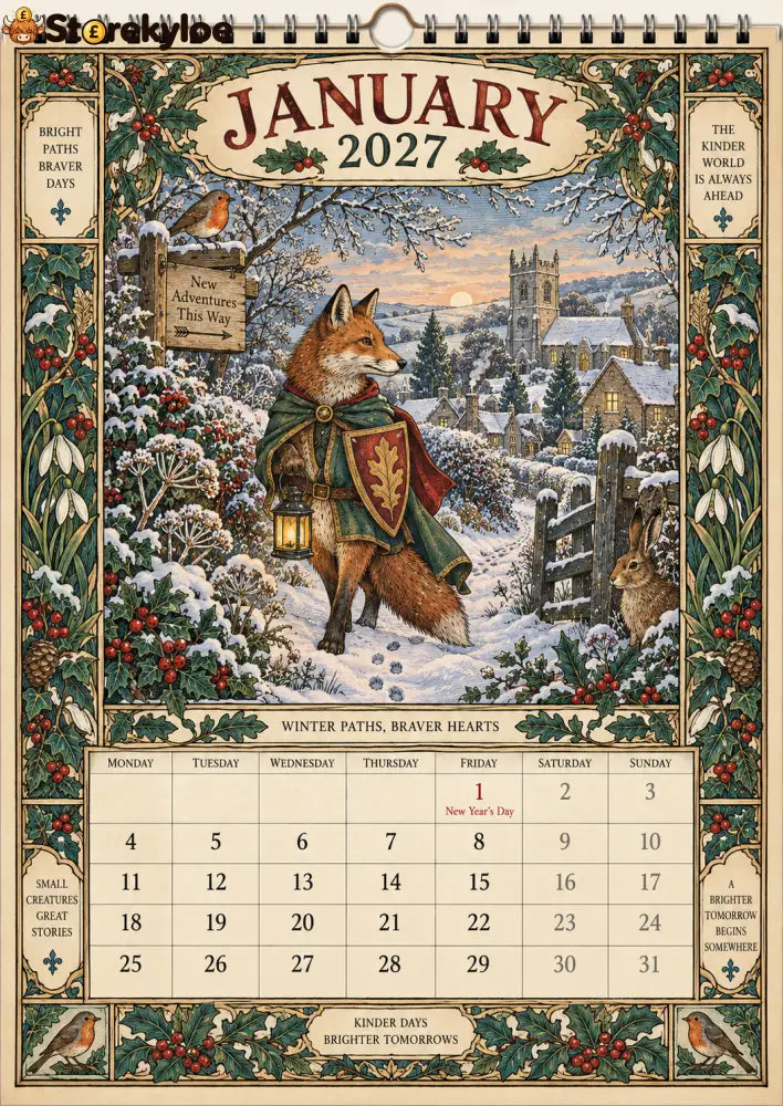 The Year in Britain 2027 – A Calendar for the Days We Wish We Could Visit Again: Twelve months of country paths curious