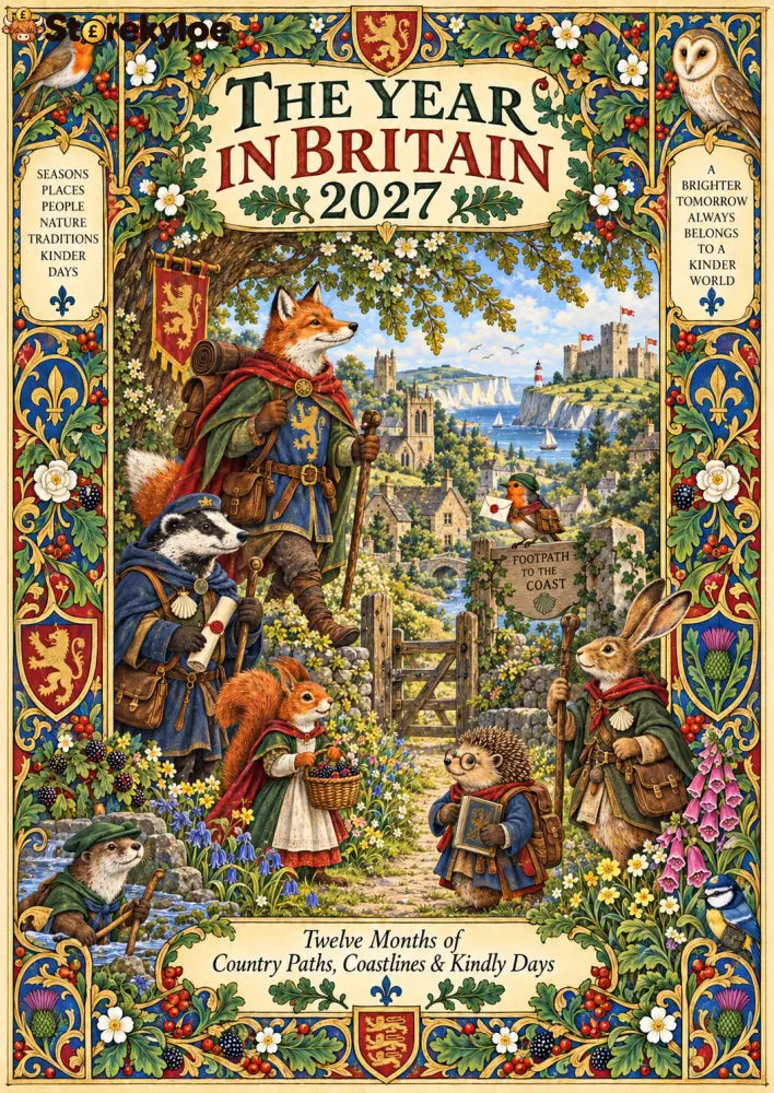 The Year in Britain 2027 – A Calendar for the Days We Wish We Could Visit Again: Twelve months of country paths curious