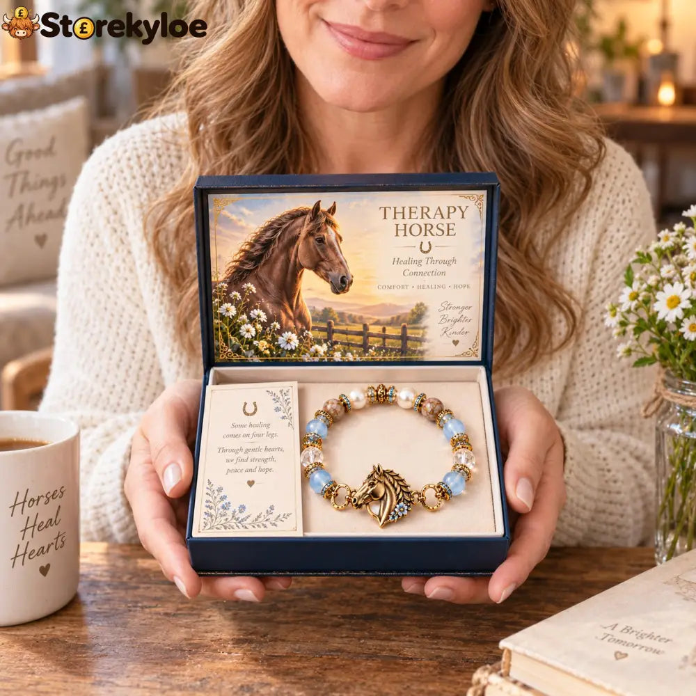 🐴 Therapy Horse Healing Bracelet