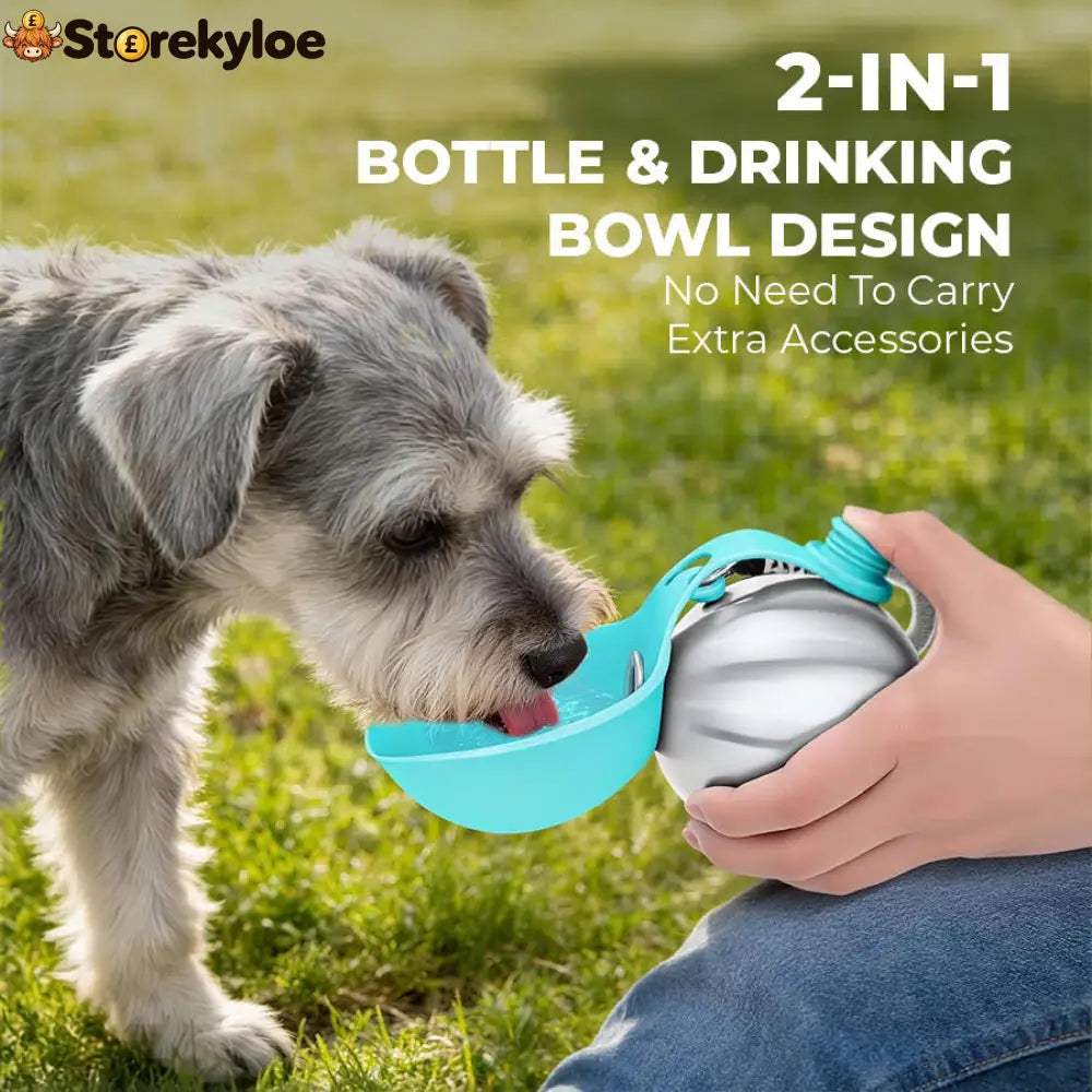 ⏳Time-Limited Special⏰2-in-1 Portable Dog Water Bottle for Small Dogs - Leak-Proof & Compact