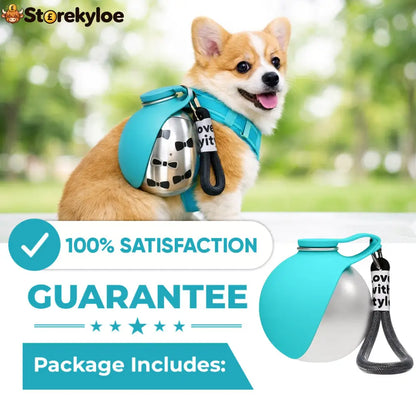 ⏳Time-Limited Special⏰2-in-1 Portable Dog Water Bottle for Small Dogs - Leak-Proof & Compact