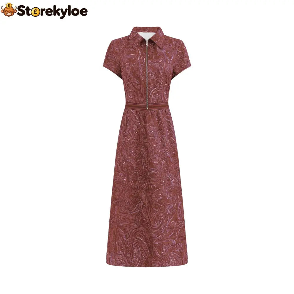 🌟 Timeless Paisley Print Maxi Dress: Effortless Elegance for Every Occasion