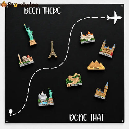🌎✨travel Magnet Board - 💕every Magnet Has A Story. Every Journey Deserves A Place