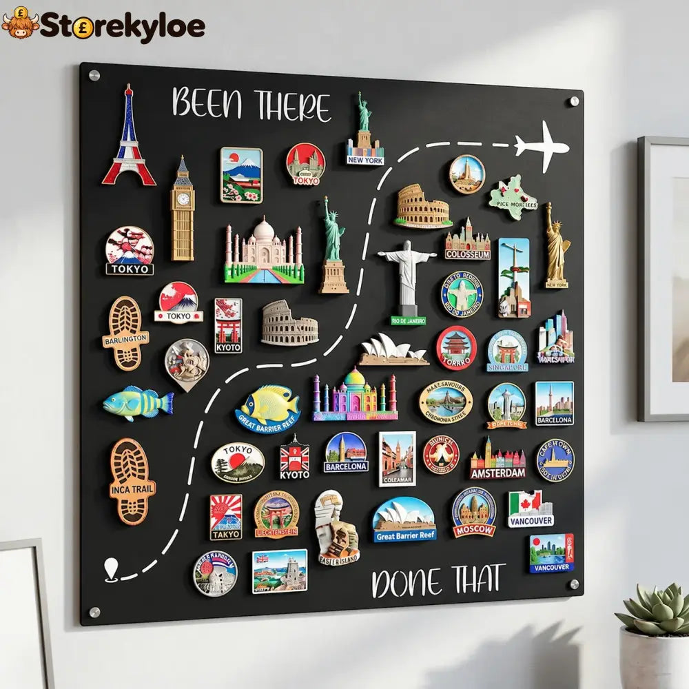 🌎✨travel Magnet Board - 💕every Magnet Has A Story. Every Journey Deserves A Place