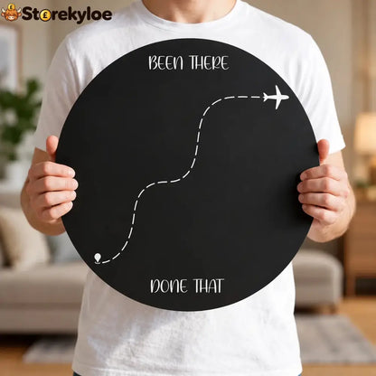 🌎✨Travel Magnet Board - 💕Every Magnet Has a Story. Every Journey Deserves a Place - Circle / 8 inches (20 cm)