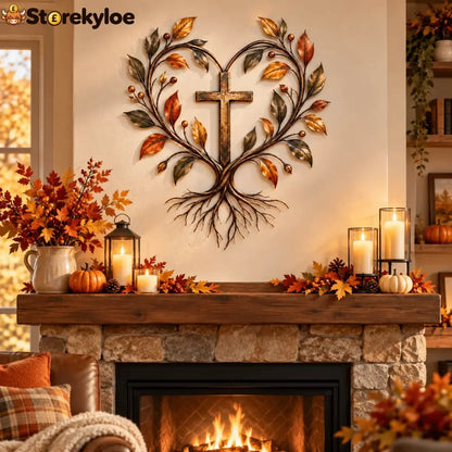 ✝️ Tree of Life Cross Wall Decor | Faith-Inspired Christian Home Decoration