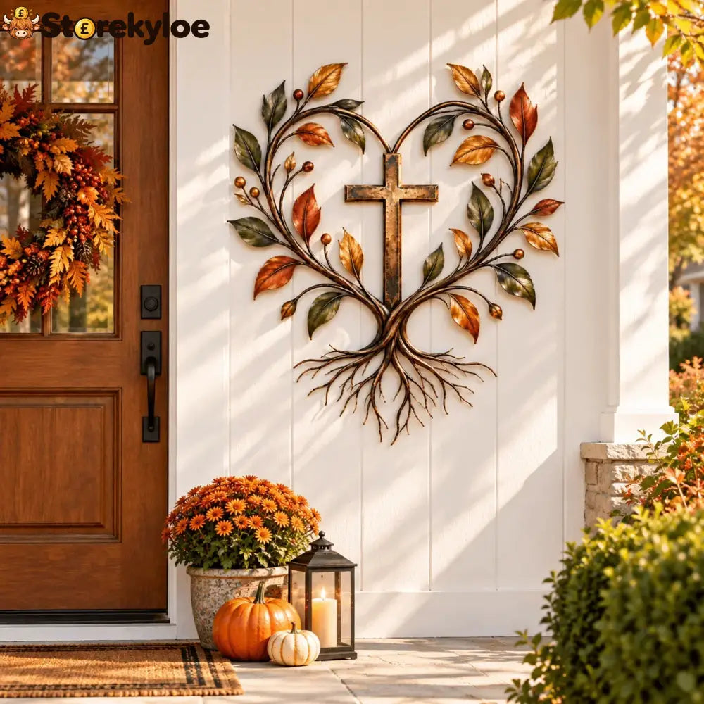 ✝️ Tree of Life Cross Wall Decor | Faith-Inspired Christian Home Decoration