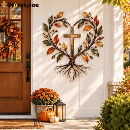 ✝️ Tree of Life Cross Wall Decor | Faith-Inspired Christian Home Decoration