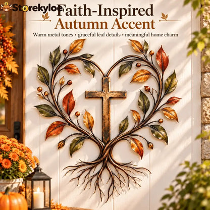 ✝️ Tree of Life Cross Wall Decor | Faith-Inspired Christian Home Decoration