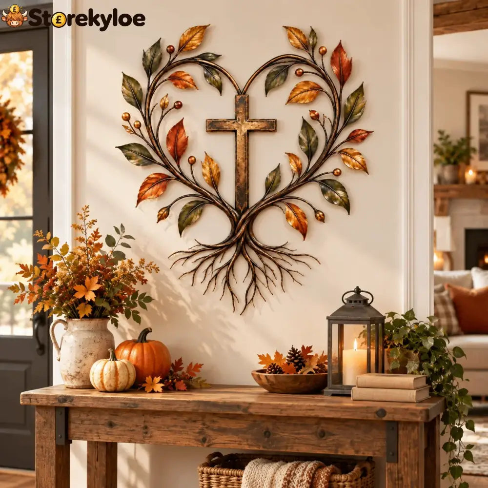 ✝️ Tree of Life Cross Wall Decor | Faith-Inspired Christian Home Decoration - A / 8 IN