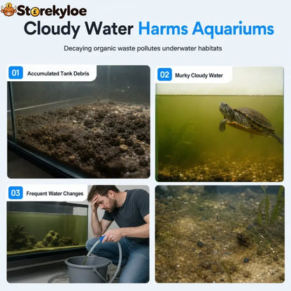 Turtle Tank Poop Collector & Aquarium Waste Cleaner