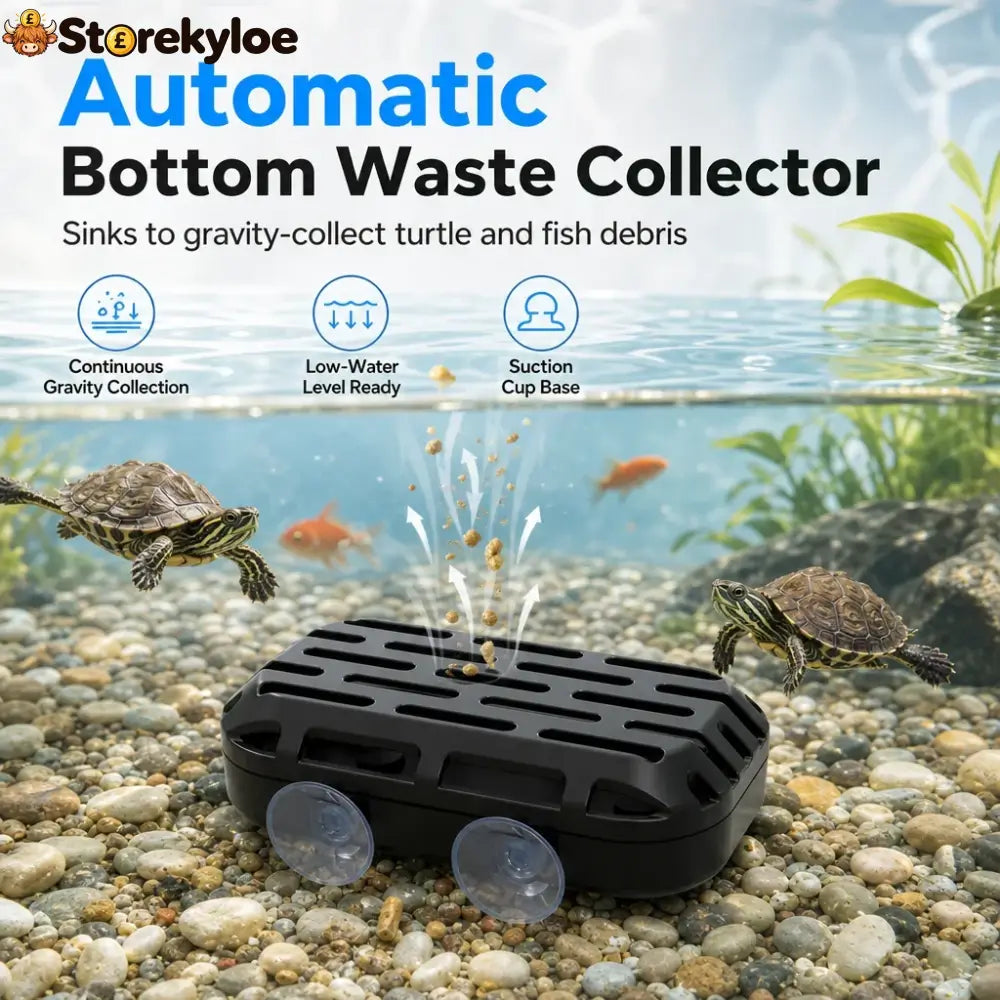Turtle Tank Poop Collector & Aquarium Waste Cleaner