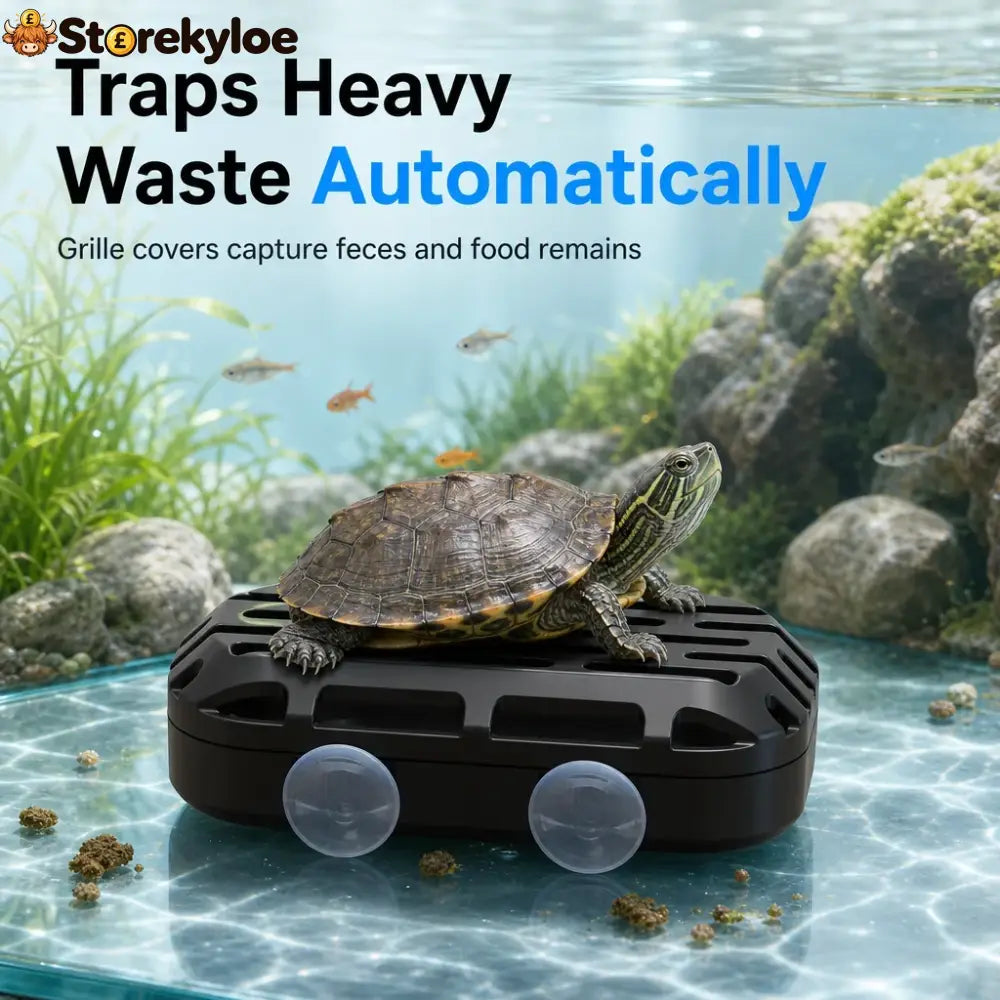 Turtle Tank Poop Collector & Aquarium Waste Cleaner