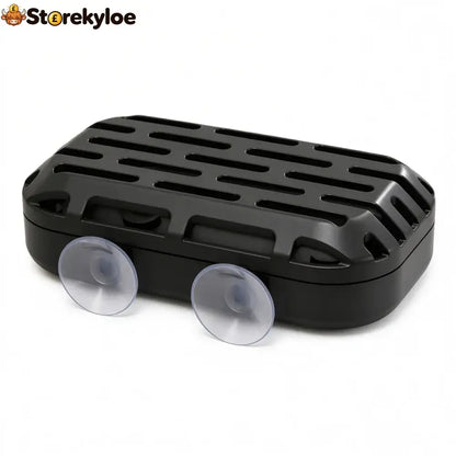 Turtle Tank Poop Collector & Aquarium Waste Cleaner - Black / Small: 11 x 6 x 3 cm