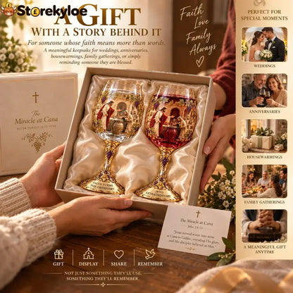 ✝️ Two Glasses. One Miracle. A Story Worth Keeping.