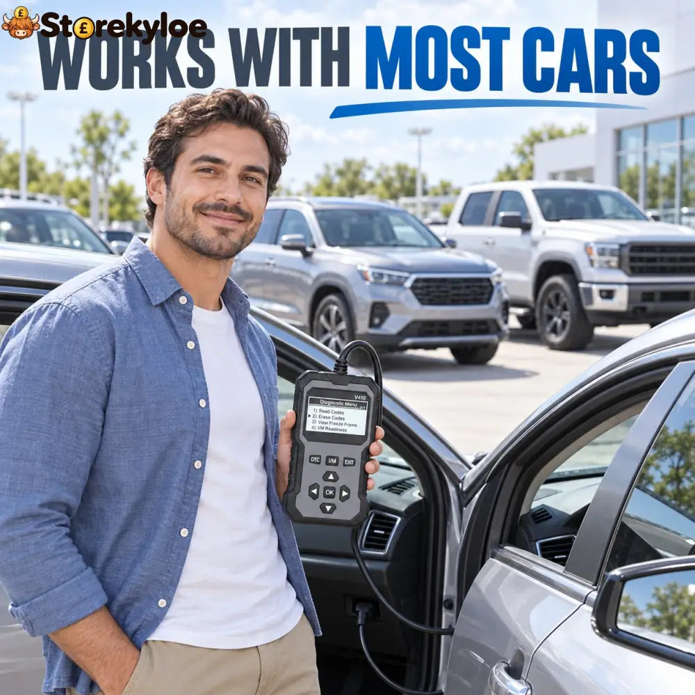 🚗 Universal Vehicle Code Reader - Red