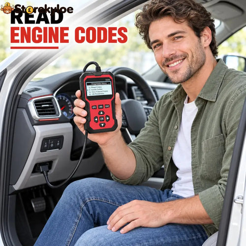 🚗 Universal Vehicle Code Reader - Red