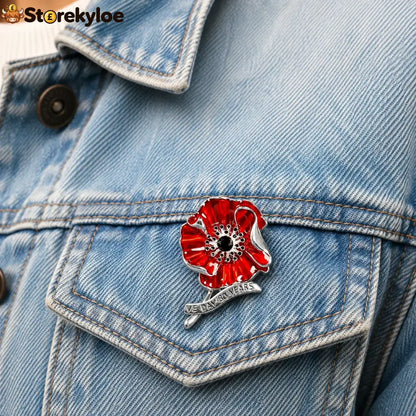 VE Day 80 Poppy Brooch | Limited Edition Anniversary Keepsake - Buy 1
