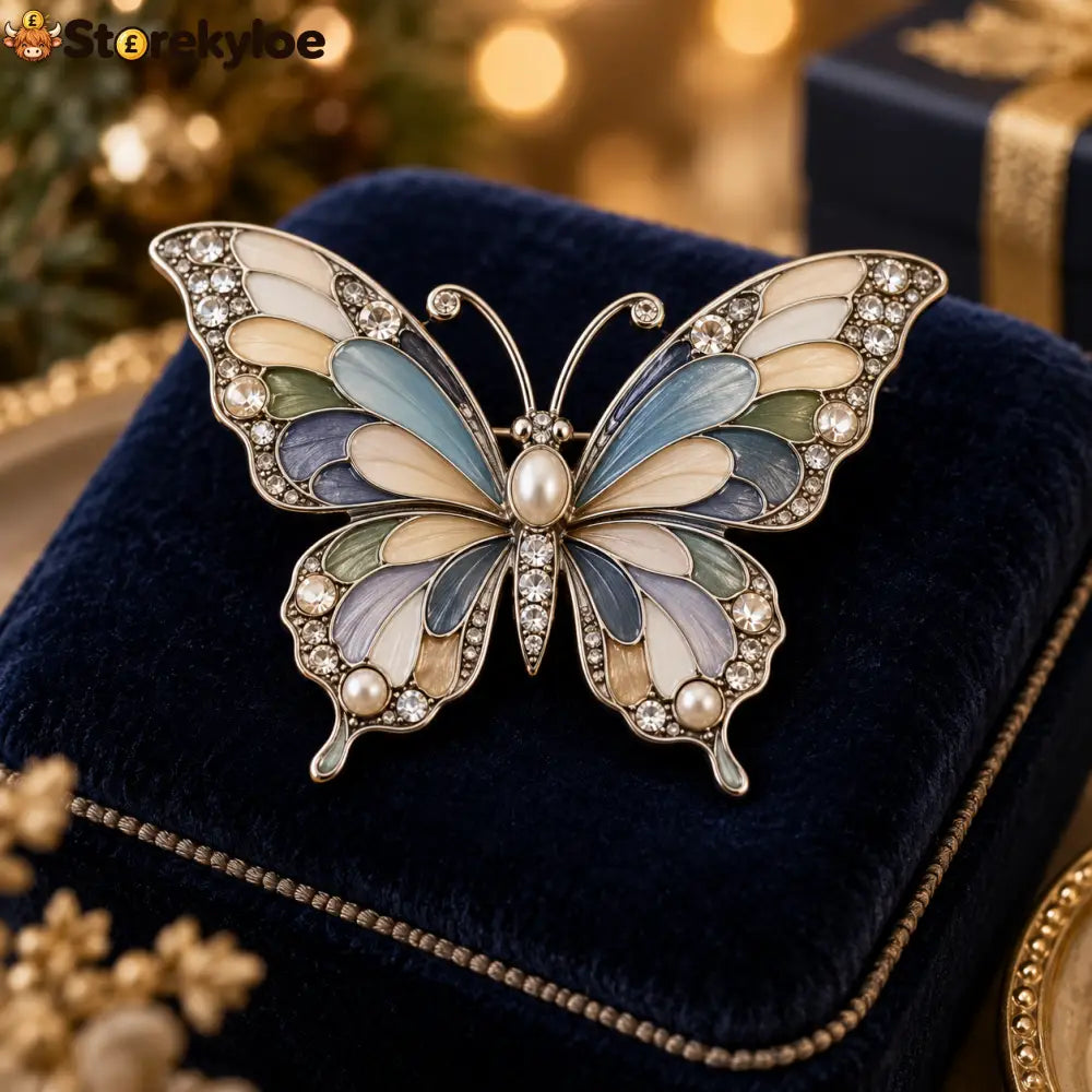 🦋✨Vintage Enamel Butterfly Brooch 🦋✨ - Sliver
